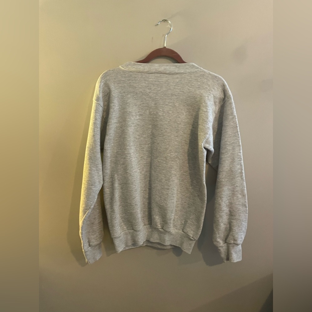 Vintage Cowboys Crew Neck Sweatshirt Gray - Picture 5 of 5
